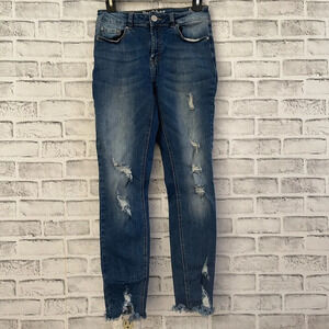 Women’s Resfeber boyfriend skinny distressed ankle jeans Size 6